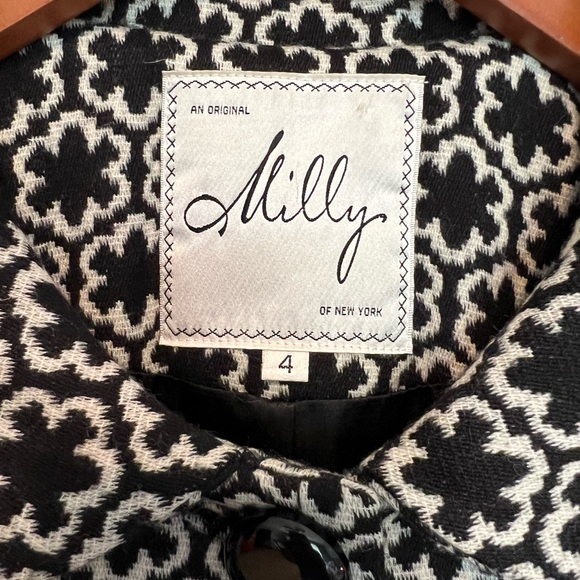 Milly Wool Blend Coat - Picture 3 of 16